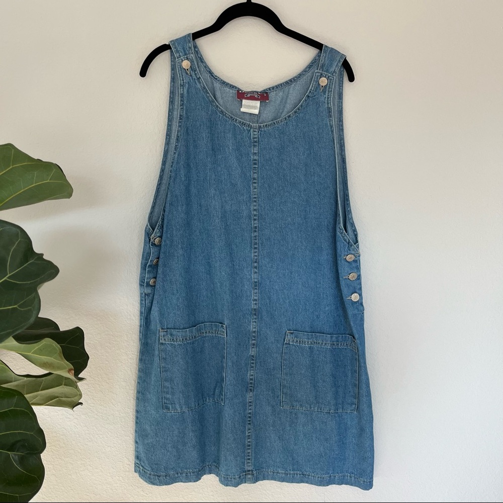 Denim Overall Dress